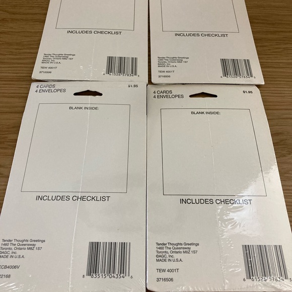 Bundle - Blank Note Cards (8 cards) - NWT - Picture 4 of 4